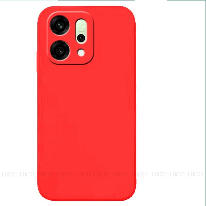 For OPPO Reno 14 Case Cover Reno 14 Capas Original Phone Bumper Liquid Silicone Shockproof Soft TPU Case Reno 14 Reno14 Fundas
