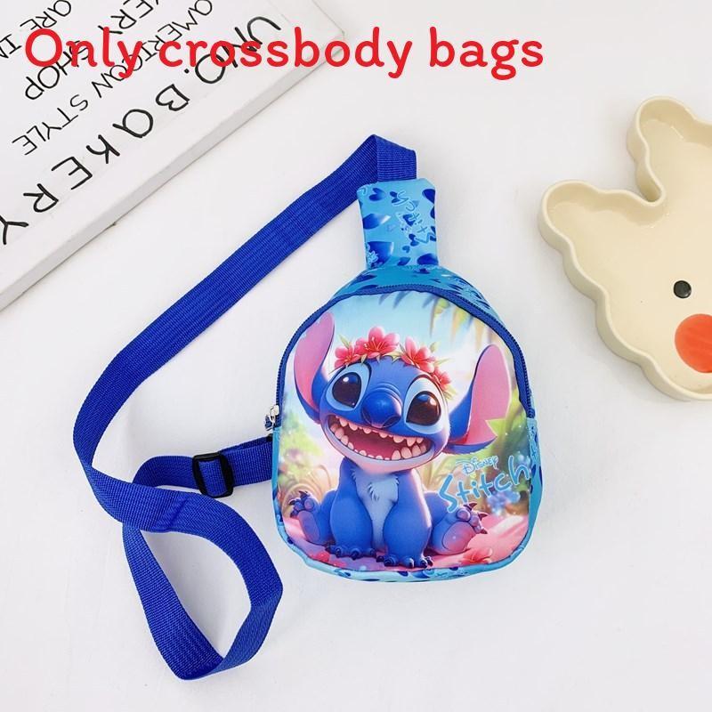 Lilo Stitch Kids Cartoon Mini Backpack With Polyester Fabric For Toddler Daily Use