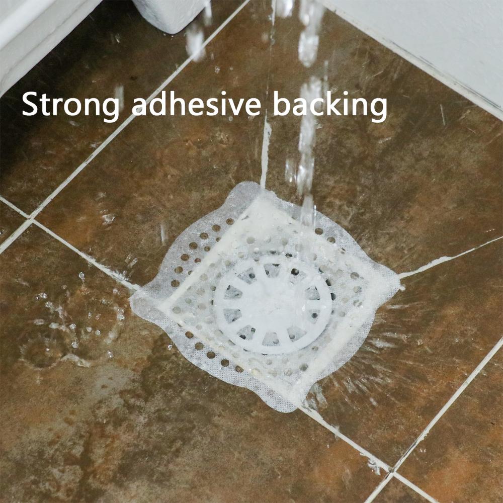 Sink Disposable Easy To Install Shower Floor Drain Cover Bath Hair Catcher Mesh Stickers Filter