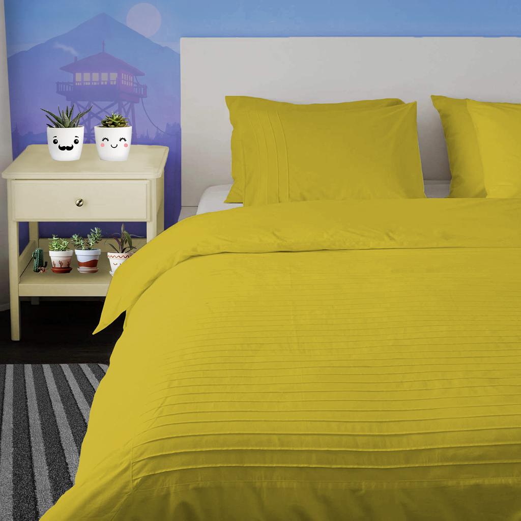 Moroccan Streak 3PC Duvet Cover Set in 100% Egyptian Cotton, 600TC - Multi Sizes & Colors