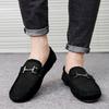 Mode Ausgeschnitten Herren Leder Freizeitschuhe Männlich Set von Füßen Schuh Fahrschuhe Mokassins Klassische Herren Slipper Herren Flats Große Größe 37-46