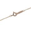 TIFFANY&Co. Metro Heart Necklace K18 Pink Gold/diamond 2g Women Used