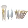 30pcs 3.4cm 3.7cm 4.1cm Embroidery Cross Stitch Needles Hand Sewing Needles Gold Eye  With Threaders Home DIY Sewing Accessories