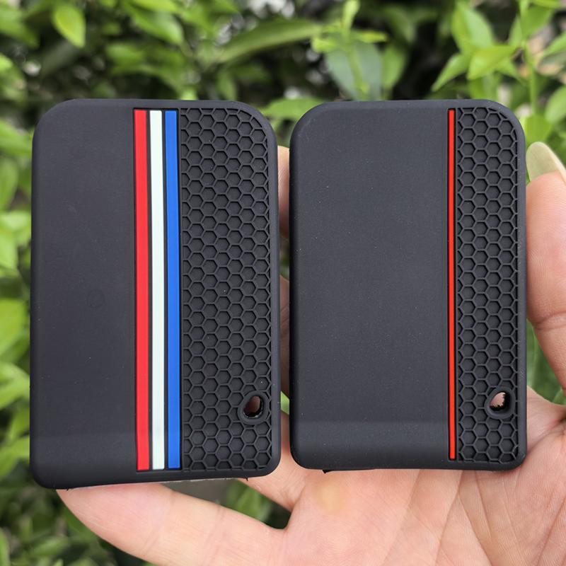 For Renault Kadjar Captur Clio Megane 2 3 4 Rs Koleos Logan Scenic Duster Card Accessories 3 Button Silicone Car Key Case Cover