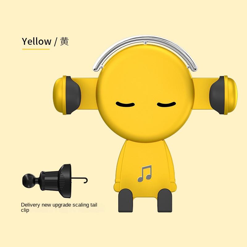 Car Mobile Phone Holder New Car Air Outlet Gravity Navigation Bracket Multi-functional Car Mobile Phone Holder Universal Type