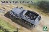 Takom Light Armored Personnel Carrier with Mortar Plastic Model Kit TKO2212 1/35 Sd.Kfz.250/7 A-type Self-Propelled -