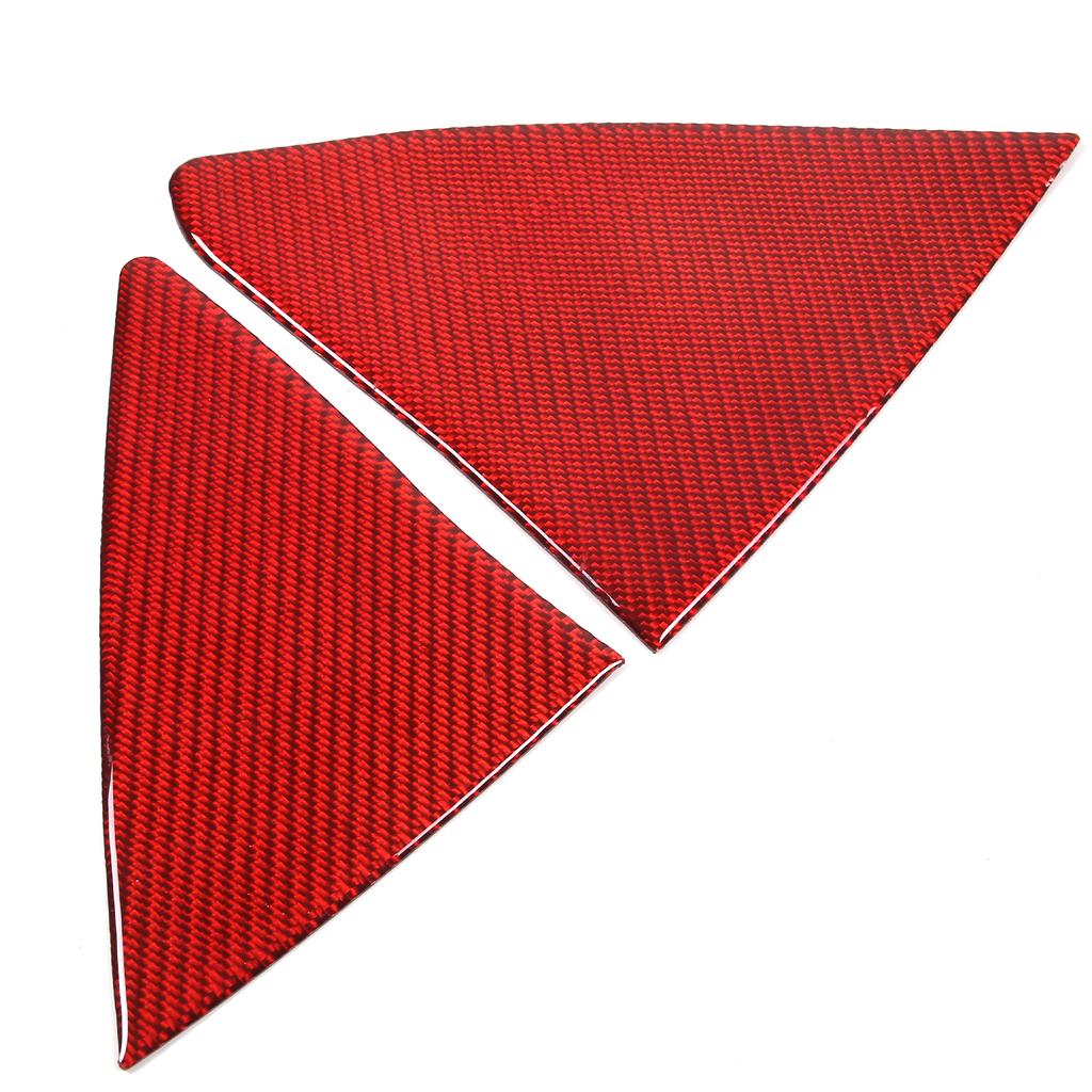 Para Subaru Forester 2013-18, tablero de Control Central de coche de fibra de carbono suave, cubierta de panel de ambos lados, pegatinas embellecedoras para coche