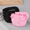 Mini Bag Mini Cloud Waist Pack Lightweight Solid Secure Button Closure With Decorative Coin Purse And Headphone Bag