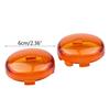2 Pack Turn Signal Light Lens Lenses Covers Kit Round Motorcycles Turn Signal Light Lens Caps Used for XL883 1200 X48