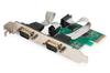 PCI Express RS232 Serial Port Expansion Card/Controller, 2xDB9, Chipset: ASIX99100