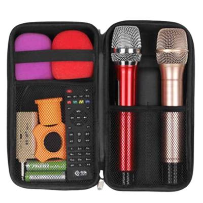 Estojo para Microfone Sem Fio All Trust Portátil À Prova d'Água Leve Armazenamento para Dois Itens B