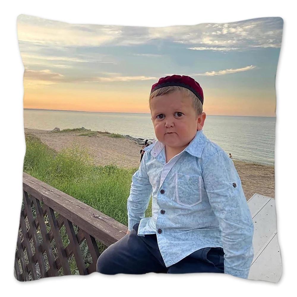 Hasbulla Hasbullah Meme Pillow Case Home Decoration Cushion Cover 45x45cm 40x40cm 50x50cm Throw Pillow Cover Housses De Coussin
