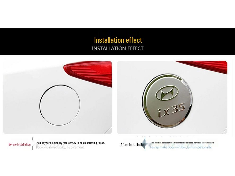 Hyundai IX35 Fuel Tank Cap Decorative Sticker