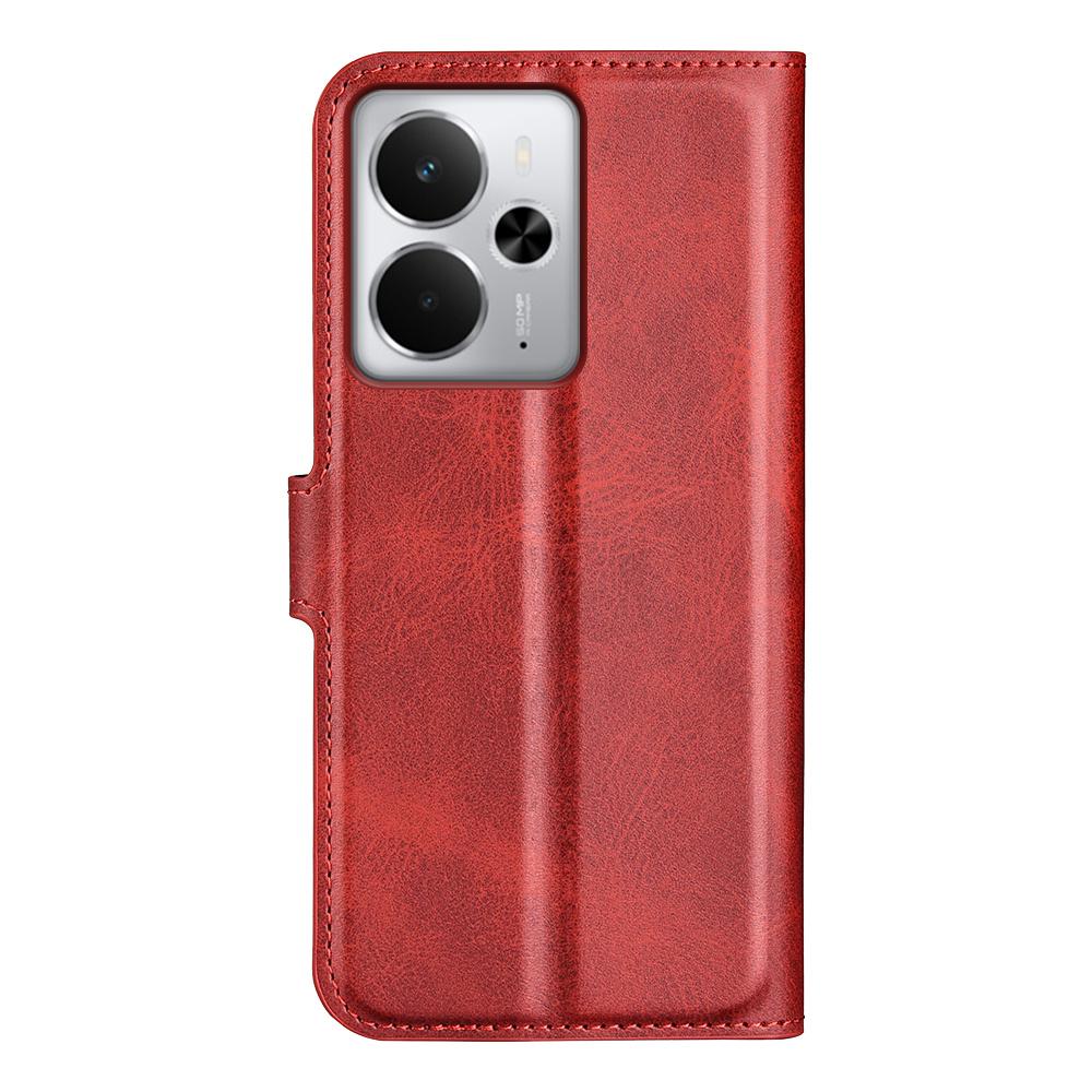 Dla Realme 14 5G Etui z podstawką Odporne na zarysowania Skórzane etui na telefon o fakturze skóry cielęcej