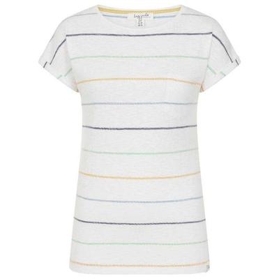 Lazy Jacks Womens/Ladies Striped Textured T-Shirt