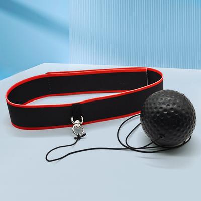 Balle d'entraînement de boxe Balle de vitesse de boxe Équipement de boxe pour enfants avec bandeau réglable Balle de frappe PU montée sur la tête pour boxe MMA
