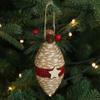 with Berry Leaves Christmas Tree Ball Red Green Plaid Cloth Christmas Tree Ornament  Xmas Decor