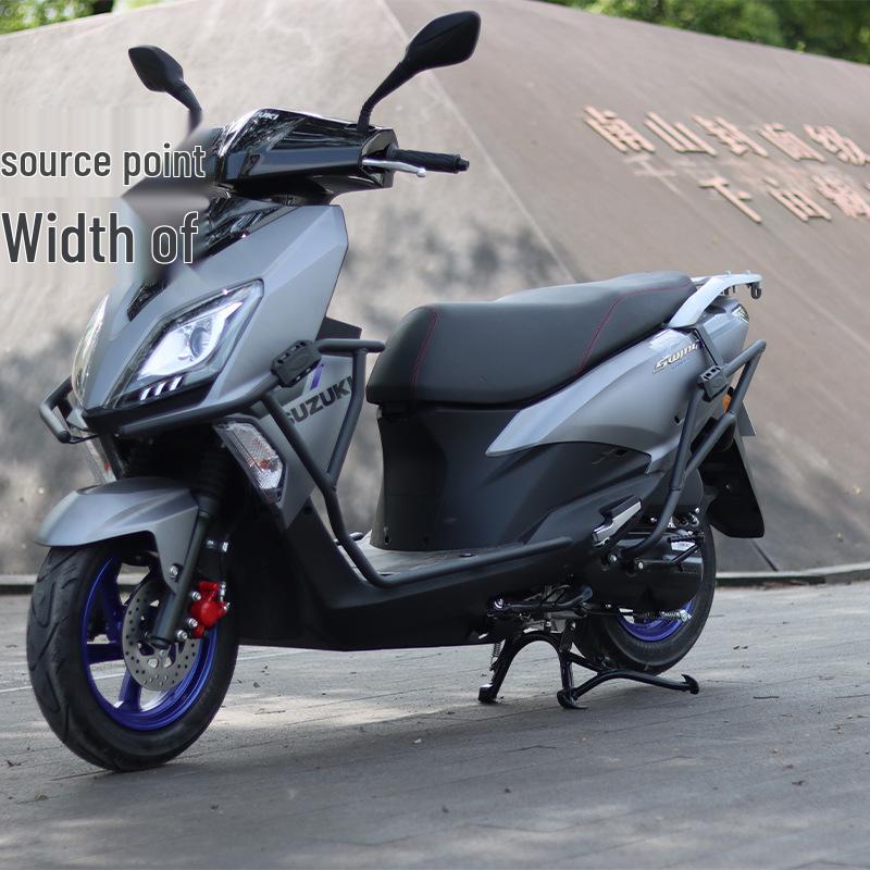 Leichtmotorrad Suzuki UY125 Schutz-Kollisionsschutzstangen - Vorder- und Hinterradstoßstangen aus Kohlenstoffstahl