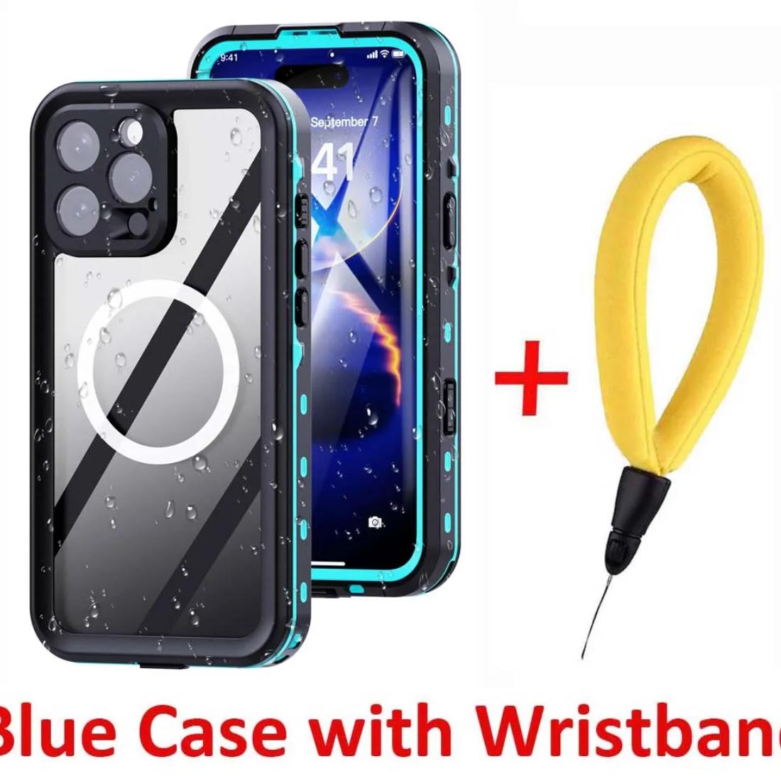 

Для IPhone 17 16 Pro Max Чехол для плавания под водой и дайвинга для IPhone 15 14 13 Pro Max Plus Водонепроницаемый спортивный чехол с Magsafe For iPhone 13Pro Max