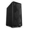 Gabinete de PC Sharkoon VS8 Mid-Tower, Preto, Painel Frontal Quadriculado, Compatível com ATXMicro ATXMini-ITX, Inclui 1 x Ventoinha de 120mm, Até 6 Ventoinhas, 2 x USB 3.0