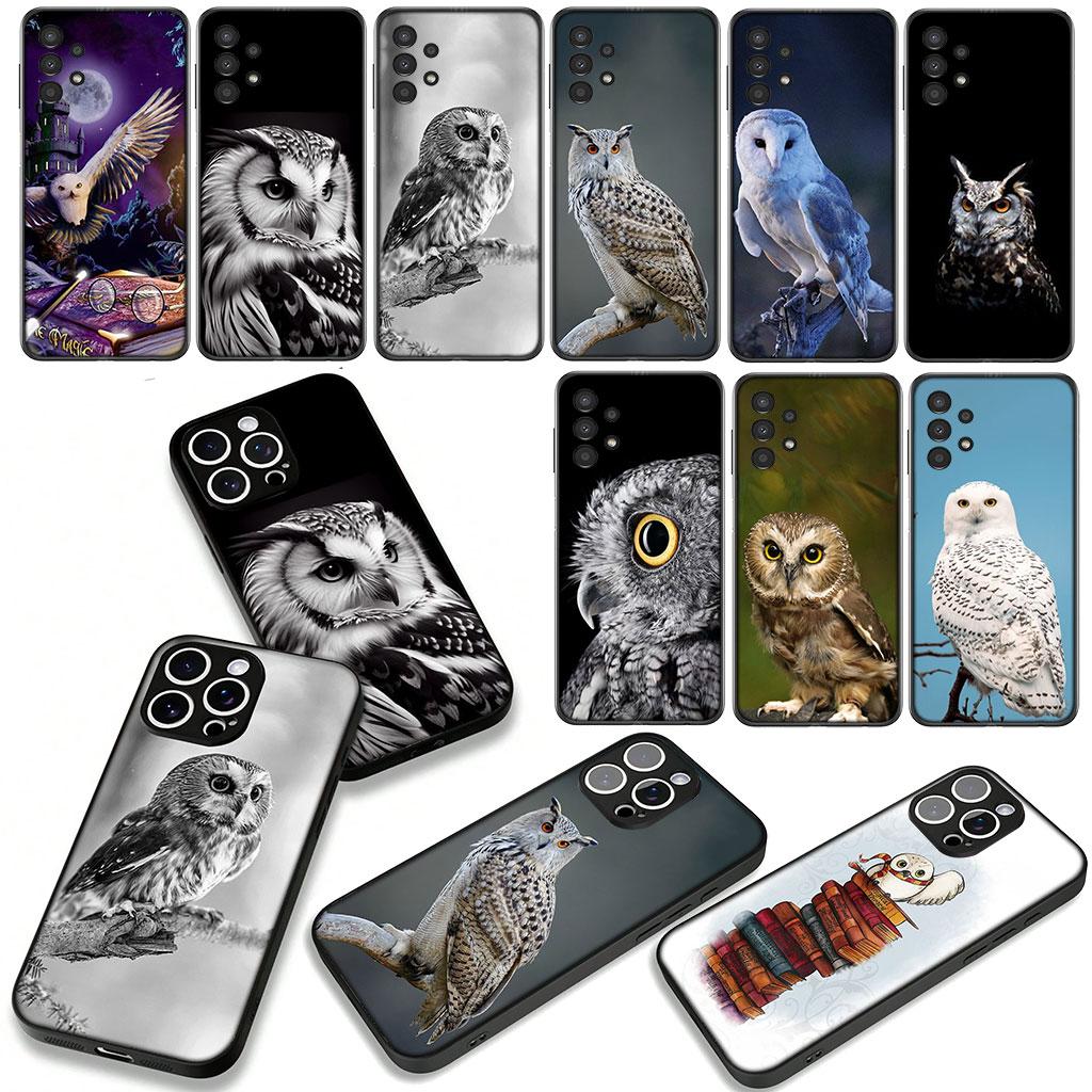 Cover for Xiaomi Poco F7 F6 F8 Ultra F5 X7 X6 X5 X3 NFC M7 M6 Pro C85 C75 C65 C71 C61 Phone Case Bird Owl Wallpaper