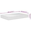 VidaXL Medium-Soft Foam Mattress 120x200 Cm 373008