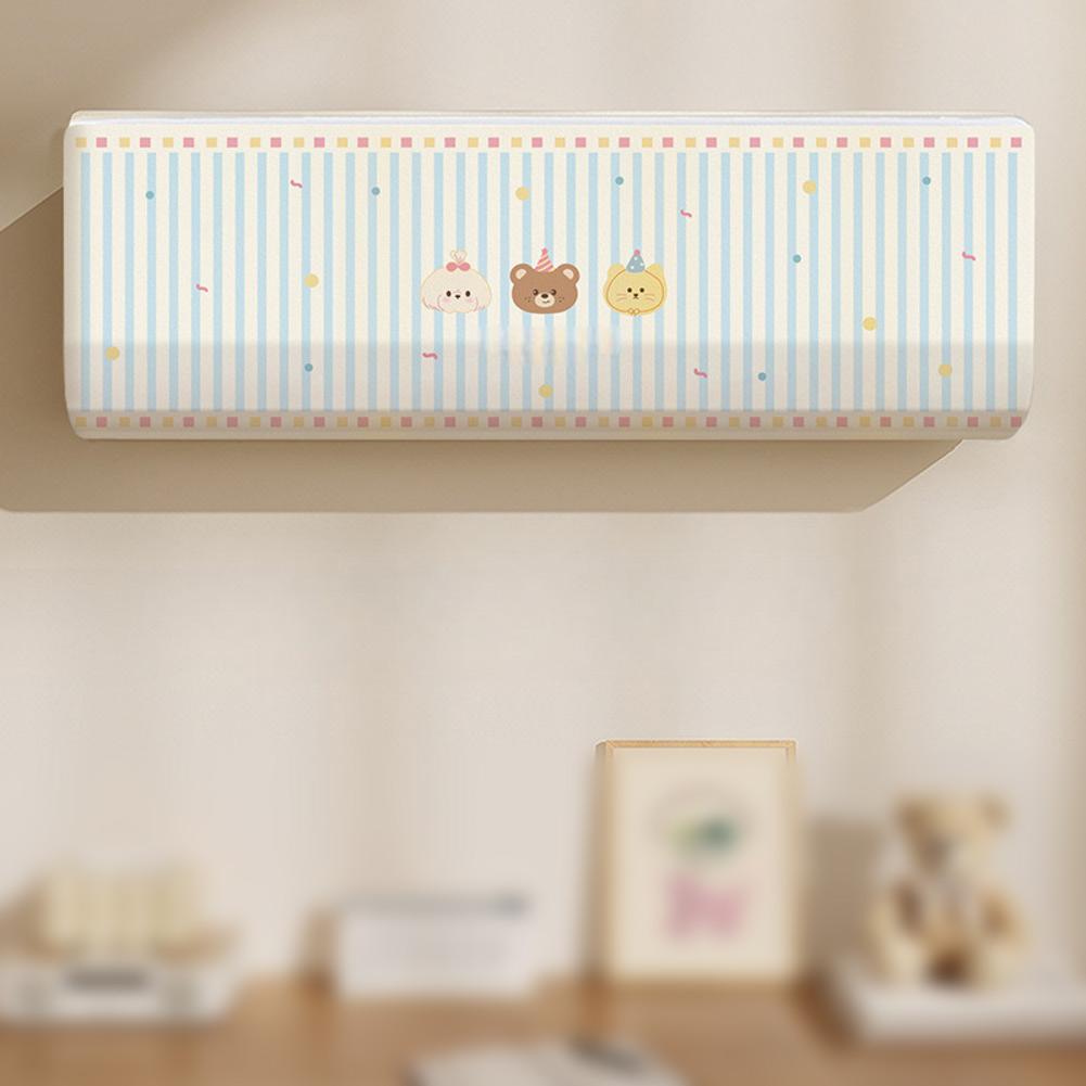 Polyester Air Conditioner Cover for Indoor For Wall Mounted Units Water Resistant Design Supports Long Term Unit Health