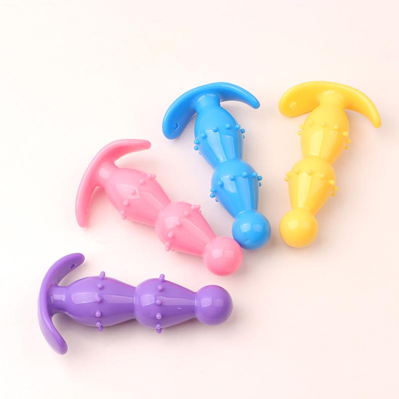 Soft Butt Plug Anal Plug Prostate Massage Stimulator Anal Trainer for Adult Erotic Sex Toys for Women Men Couples