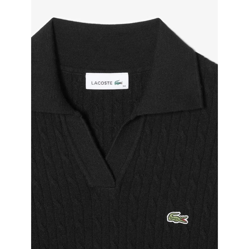 LacoSte Women S Cable Open Collar Sweater Af197e 54n 031 q2nAf197e 54n031
