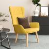 Recliner Armchair Mustard Yellow Fabric