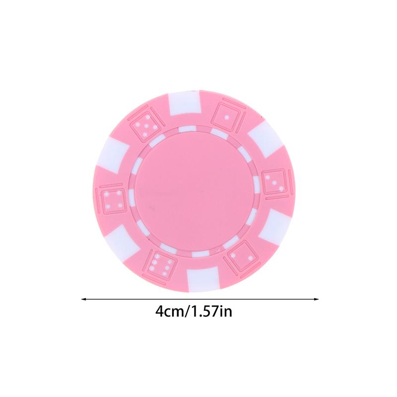 10 st 11,5 g ABS-plast Pokerchips - Metallkärna Kasino Texas Hold'em Poker Spel Chipset Tillbehör