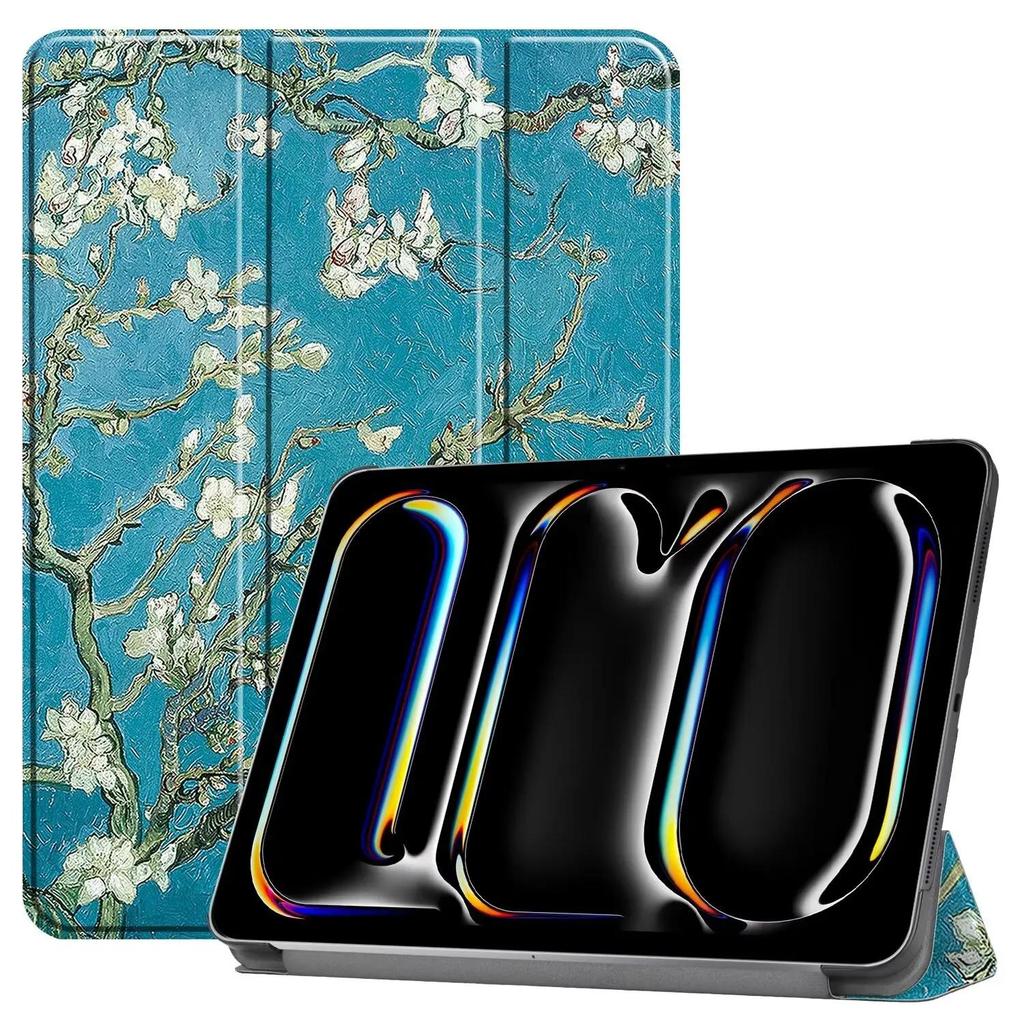 Case For apple ipad pro 11 2024 PU Flip Stand Cover For Apple iPad Pro 11-inch (M4) Tablet Case Funda