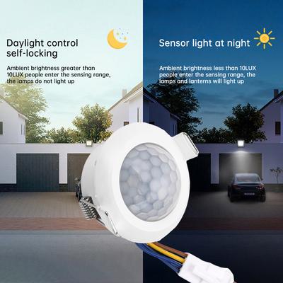 AC 85V 220 265V LED PIR Detector infraroșu IR Comutator cu senzor de mișcare în infraroșu Comutator reglabil cu întârziere a timpului Iluminat la domiciliu Inducție