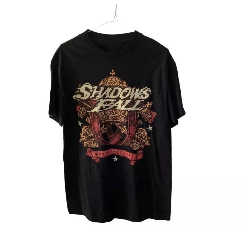 Vtg Shadows Fall Massachusetts Band T Shirt Gift For Family CS416 XL