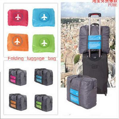 Borsa trolley leggera, pieghevole, impermeabile e di grande capacità per uomini e donne