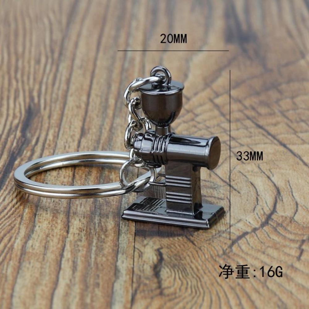 

3D Мини Металлический Сплав Кофейное Оборудование Брелок Мока Кофеварка Кофейная Чашка Ведро Брелок Кафе Подарок для Любителей Кофе Брелок Подвески