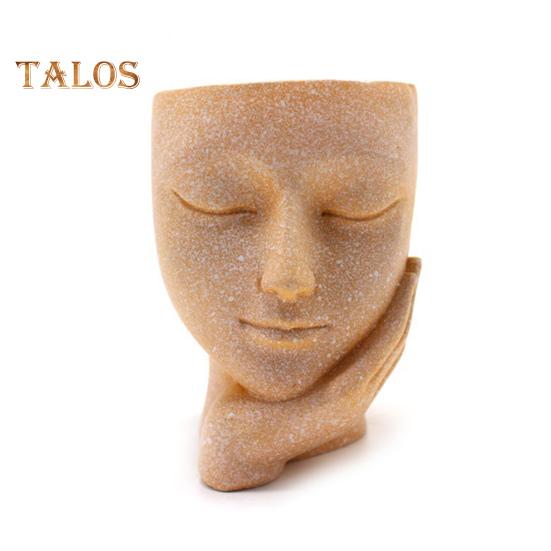 

Держатель для цветов, противодеформирующийся, для посадки, удерживающий щеку, привлекательный ландшафтный орнамент, горшок для растений, садовые принадлежности хаки