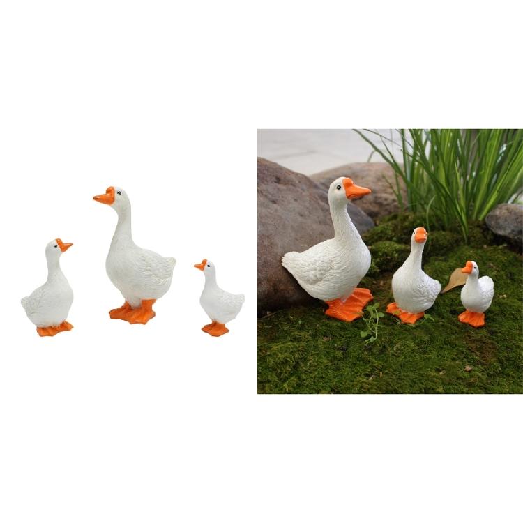 Simulations Geese Toy Summer Beach Landscape Garden MiniatureOrnaments