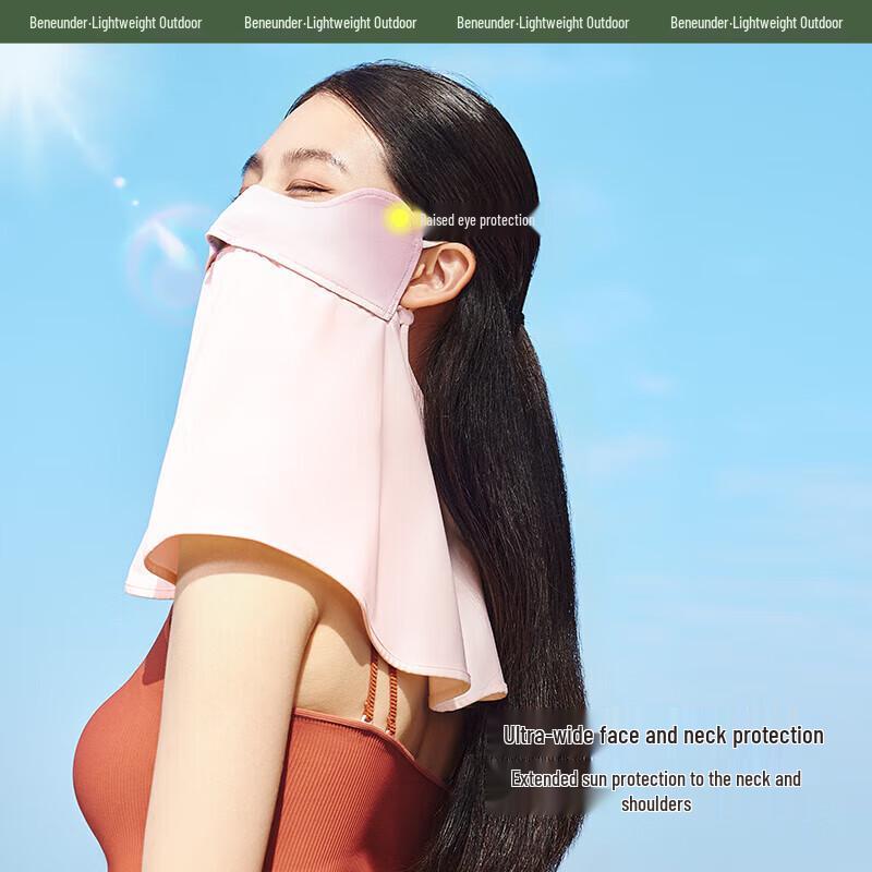Beneunder Cooling UV Protection Face Mask with Neck Guard