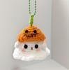 Cute Emotional Support Positive Crochet Doll Handmade Wool Knitting Doll Desktop Decoration Graduation Halloween Christmas Gift