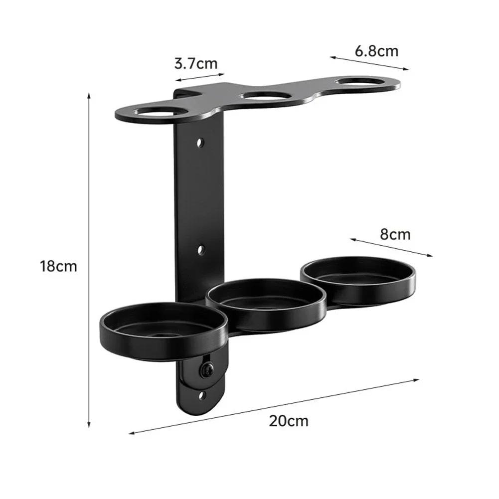 Stainless Steel Bathroom Wall Mounted Soap Dispenser Holder Perfect for Organizing Shower Products Efficiently
