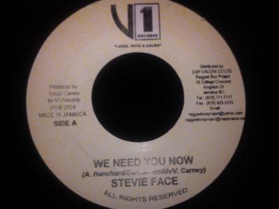 7-tums skiva STEVIE FACE / DASIA - We Need You Now / Brand New NONE V1 Records 2004 Jamaica Reggae, Ska & Dub Begagnad