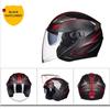 GXT Motorcycle Helmet Half Face ABS Motorbike Helmet Electric Safety Double Lens Helmet Moto Casque for Women/Men Casco Moto #