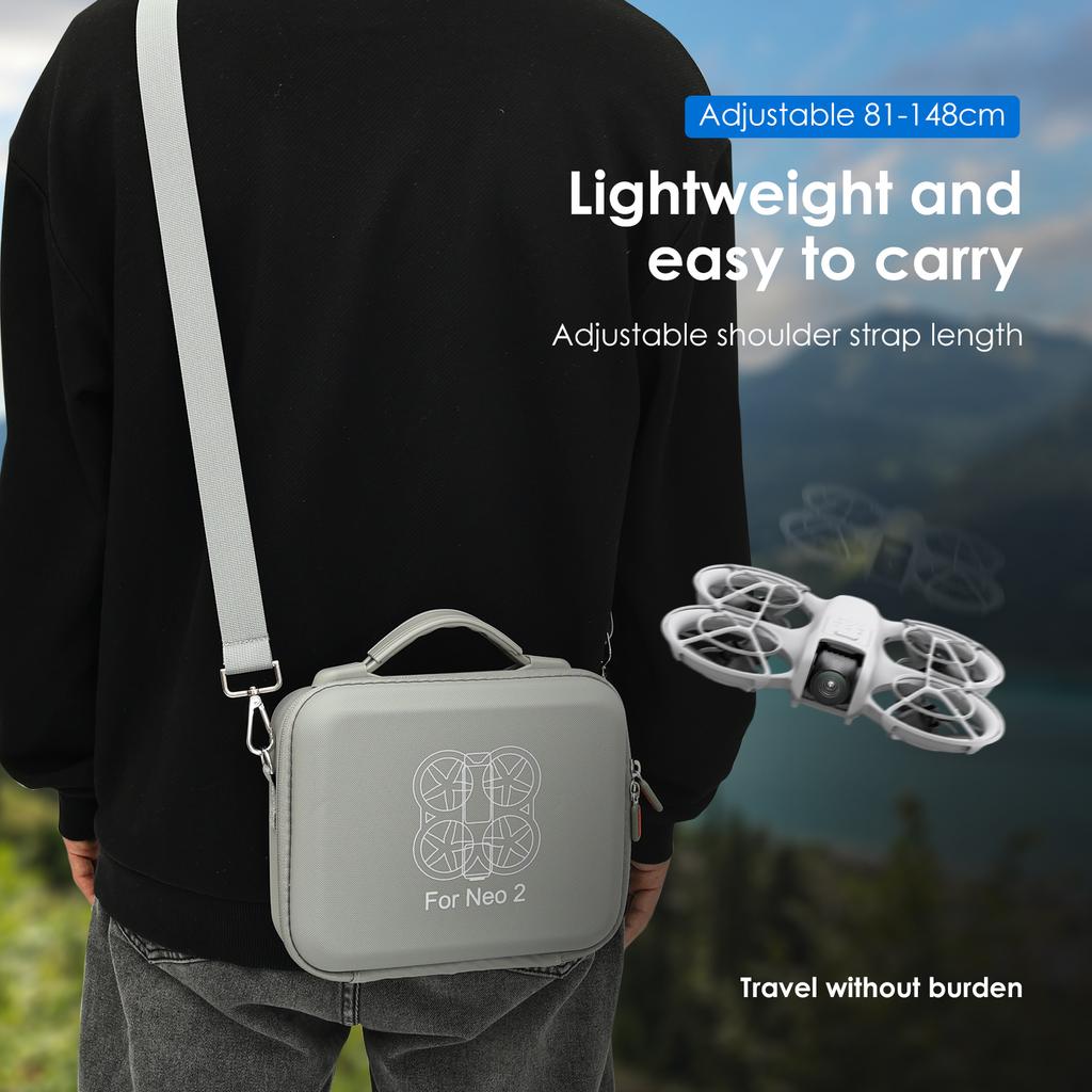 Carrying Shockproof Case For DJI NEO 2 Portable PU Shoulder Hand Bag for Neo 2 Drone and Smart Flight Batteries Accessories