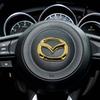 Car Logo Steering Wheel Badge Center Sticker Modified Decal Accessories For Mazda Axela Demio Atenza CX5 CX3 CX7 CX30 CX60 CX9 2
