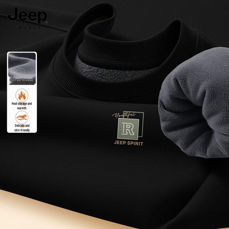 JEEP SPIRIT Herren Fleece-Sweatshirt