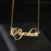 Atoztide Fashion Custom Name Stainless Steel Necklaces Personalized Jewelry Chain Crown Heart Butterfly Necklace for Women Gifts