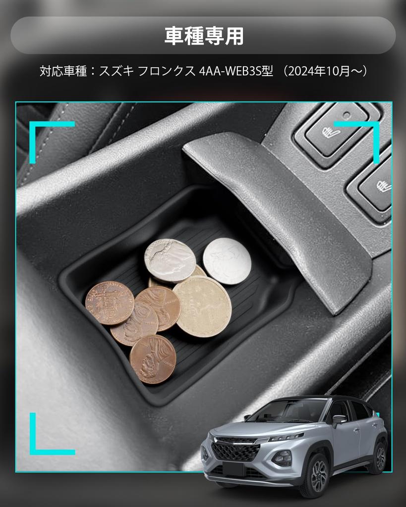 [CDEFG] New Suzuki Fronx Console Box, Silicone Mat, Center Console