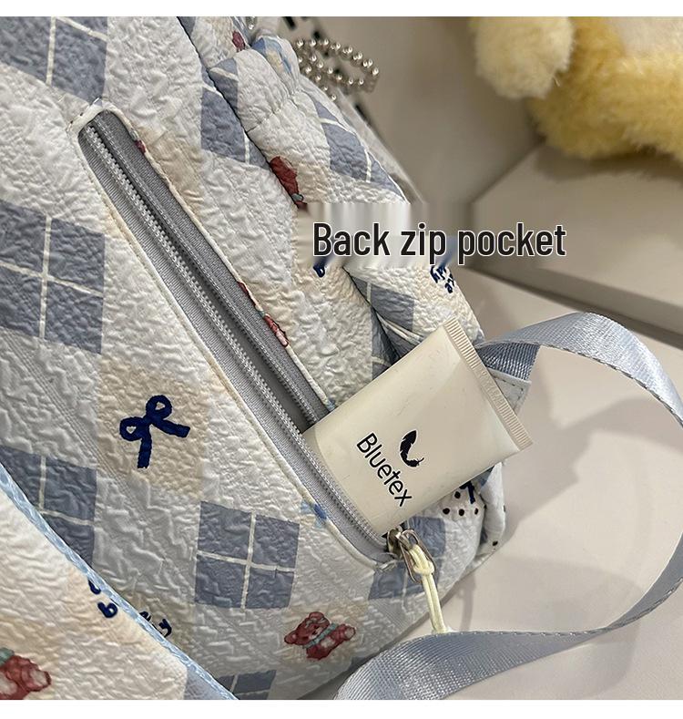 Japanese Style Women's Cute Cartoon Double Shoulder Travel Backpack - Large Capacity School Bag for Students