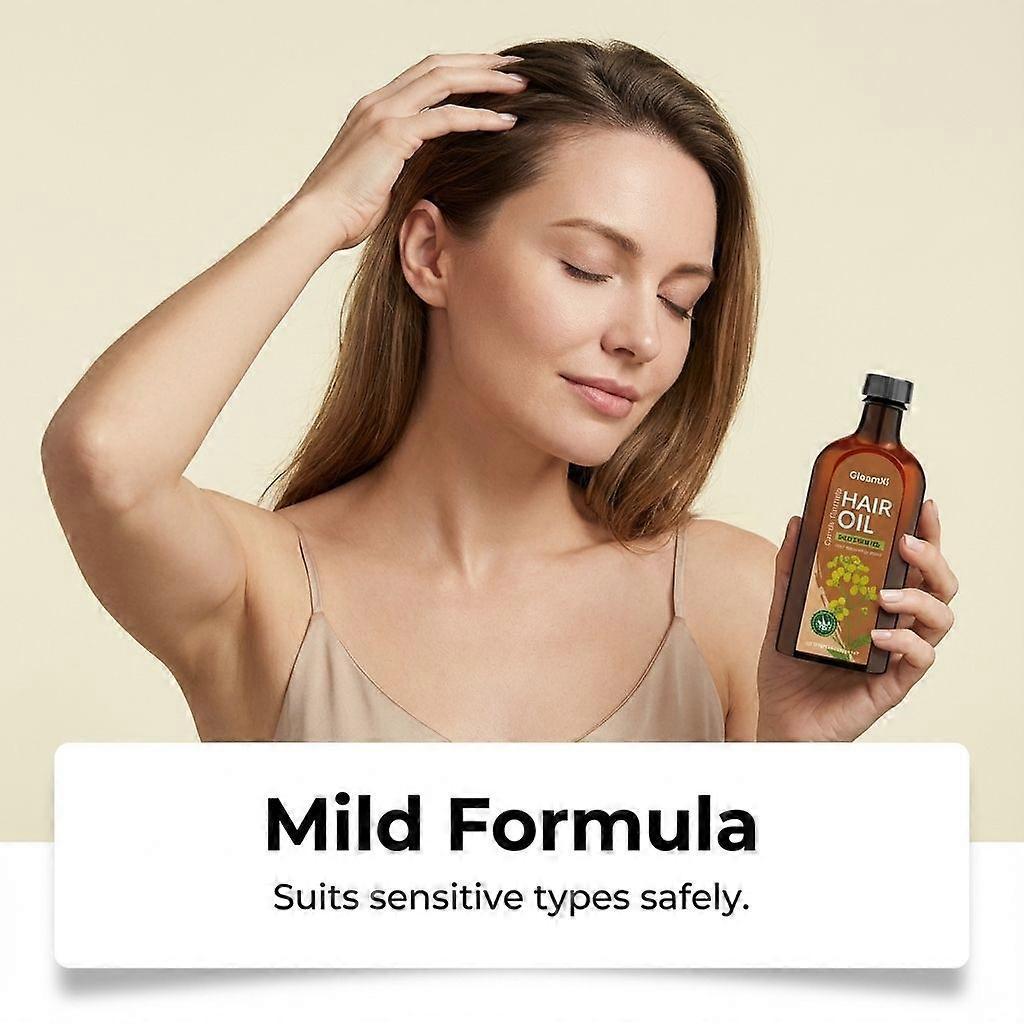 Gleamxi Scalp Moisturizing Hair Oil Curing Hair Scalp Moisturizing Hair Tail Dry Rough Soft Fluffy